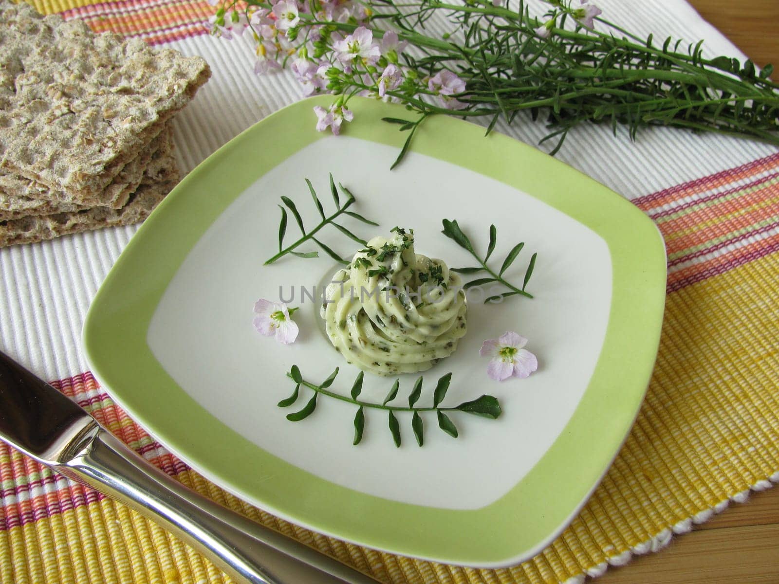 Herb butter with meadowfoam