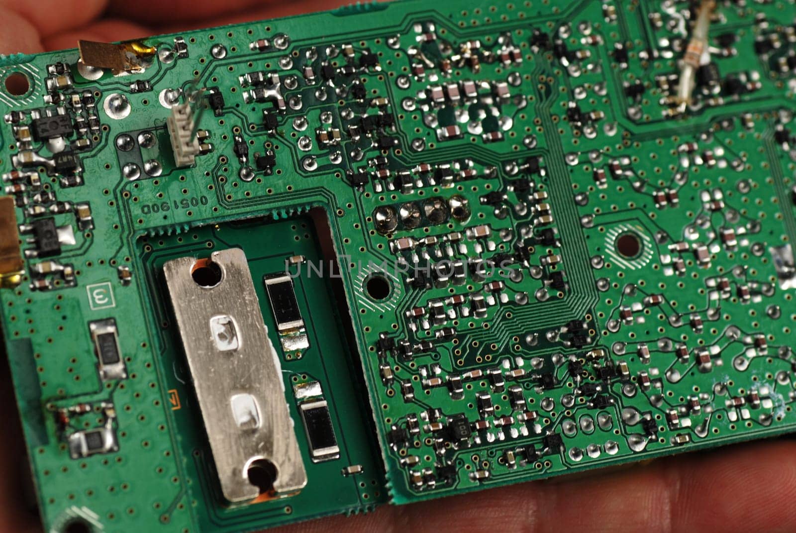 stock pictures of electronic components and boards
