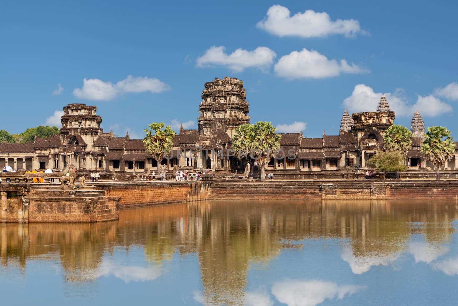 Angkor Wat,a historic temple complex in Cambodia