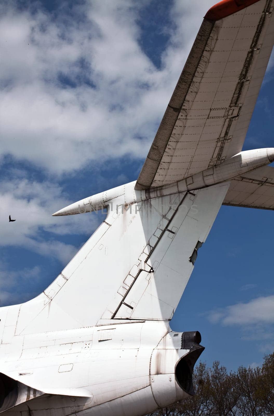 Abandoned and unsupported old Russian aircraft of civil aviation