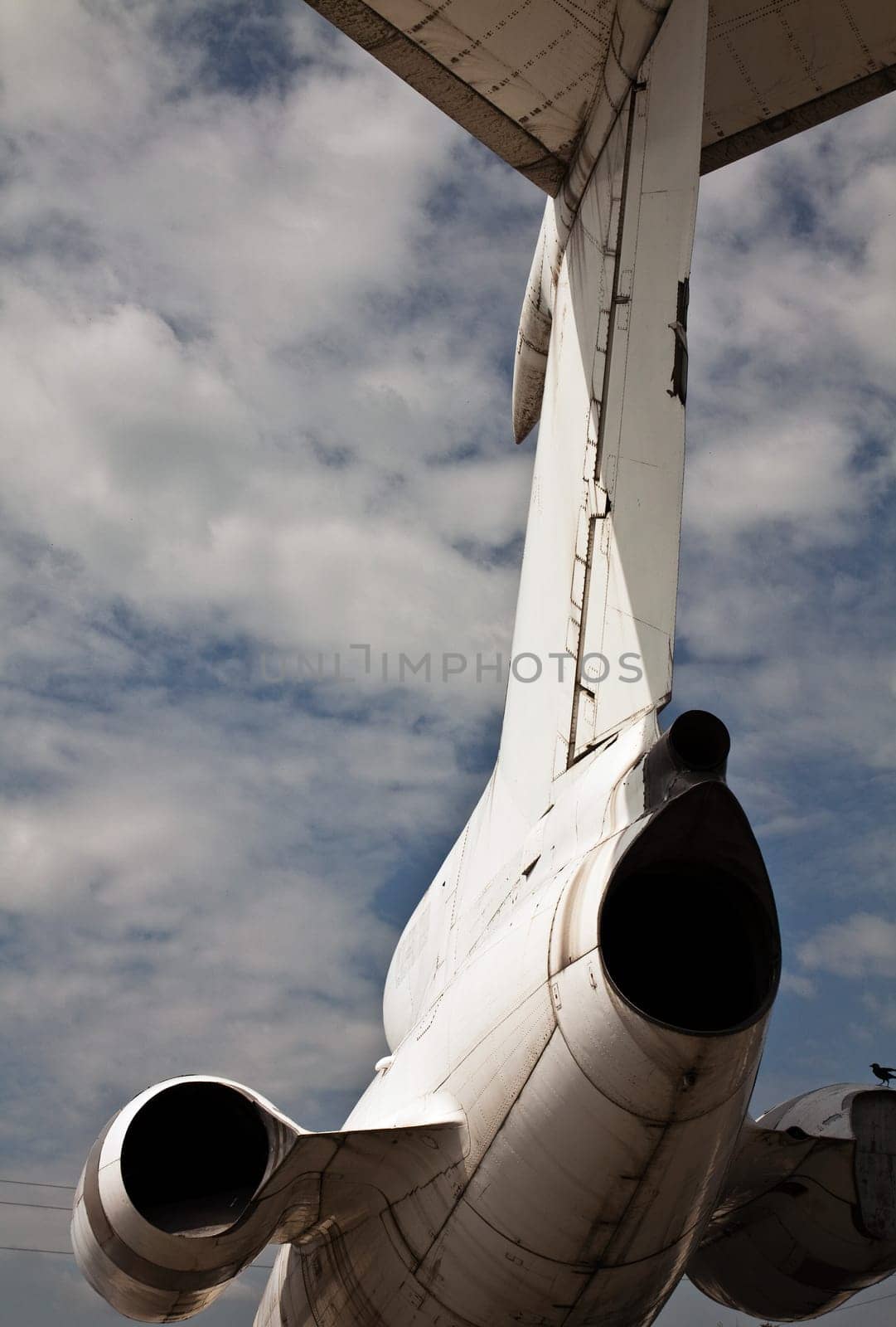 Abandoned and unsupported old Russian aircraft of civil aviation