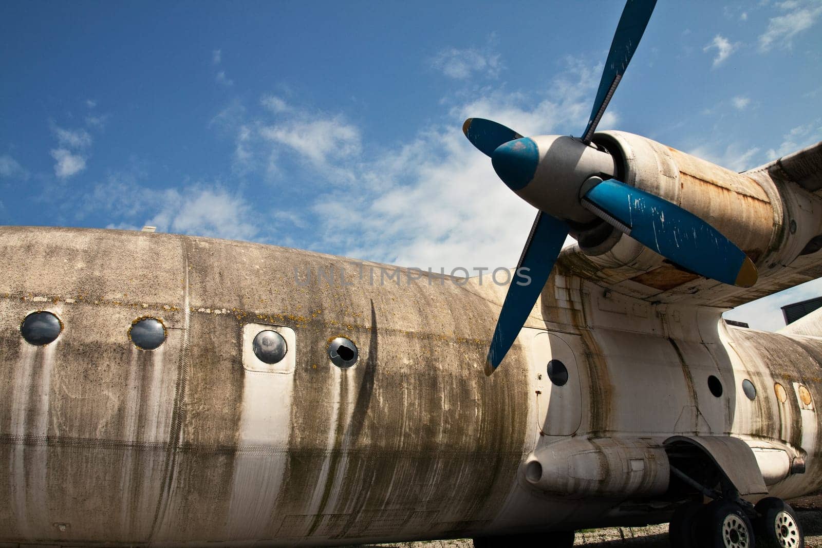 Abandoned and unsupported old Russian aircraft of civil aviation
