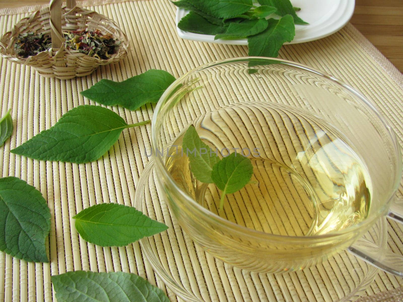 Tea with pineapple sage