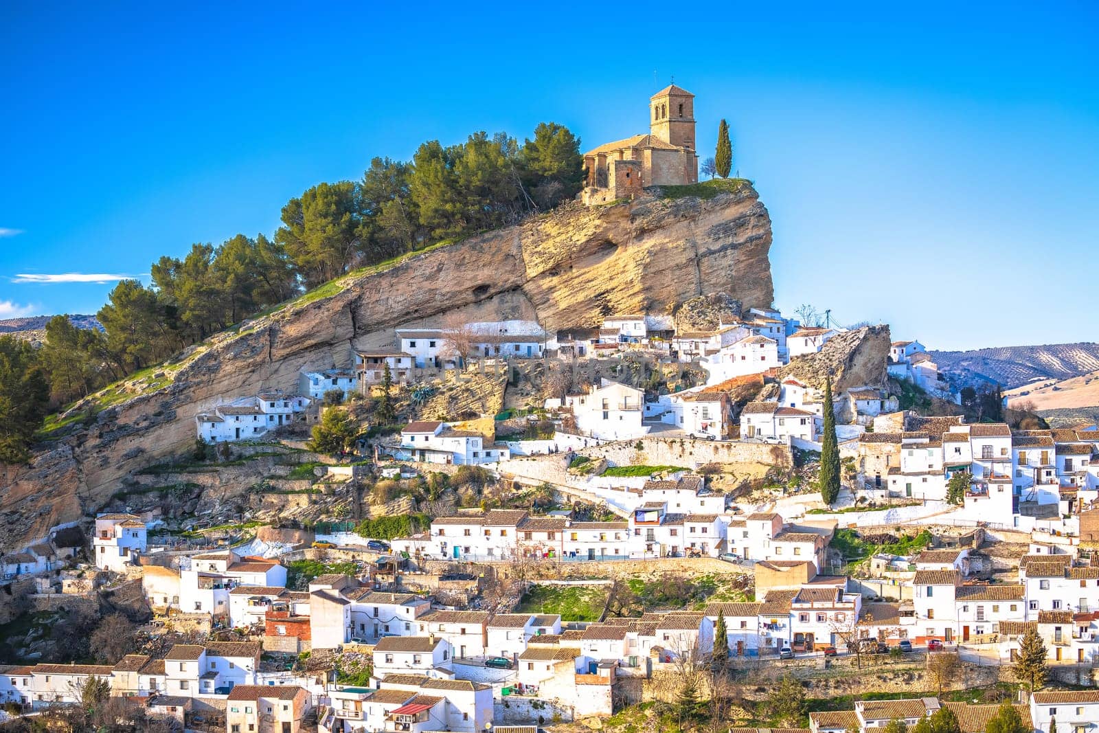 Scenic white village of Montefrio near Granada by xbrchx