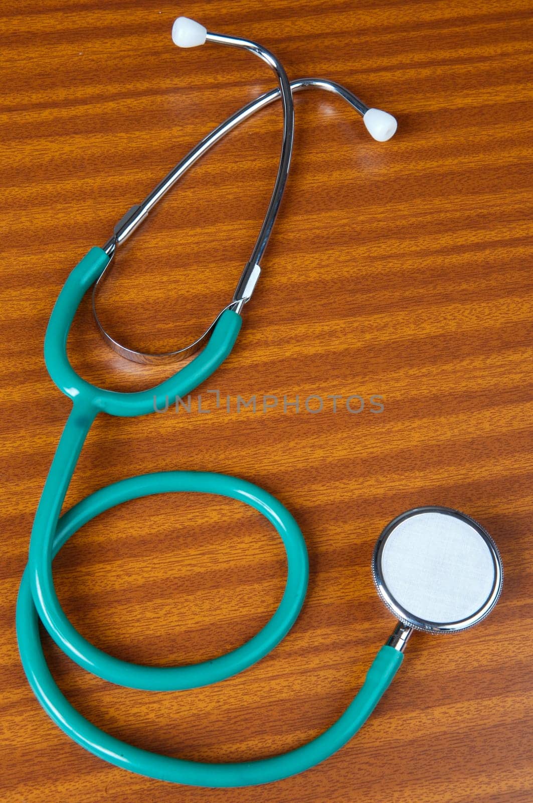 photo of a stethoscope on the table