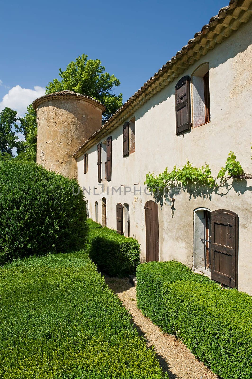 The Château de Allemagne in the south of France