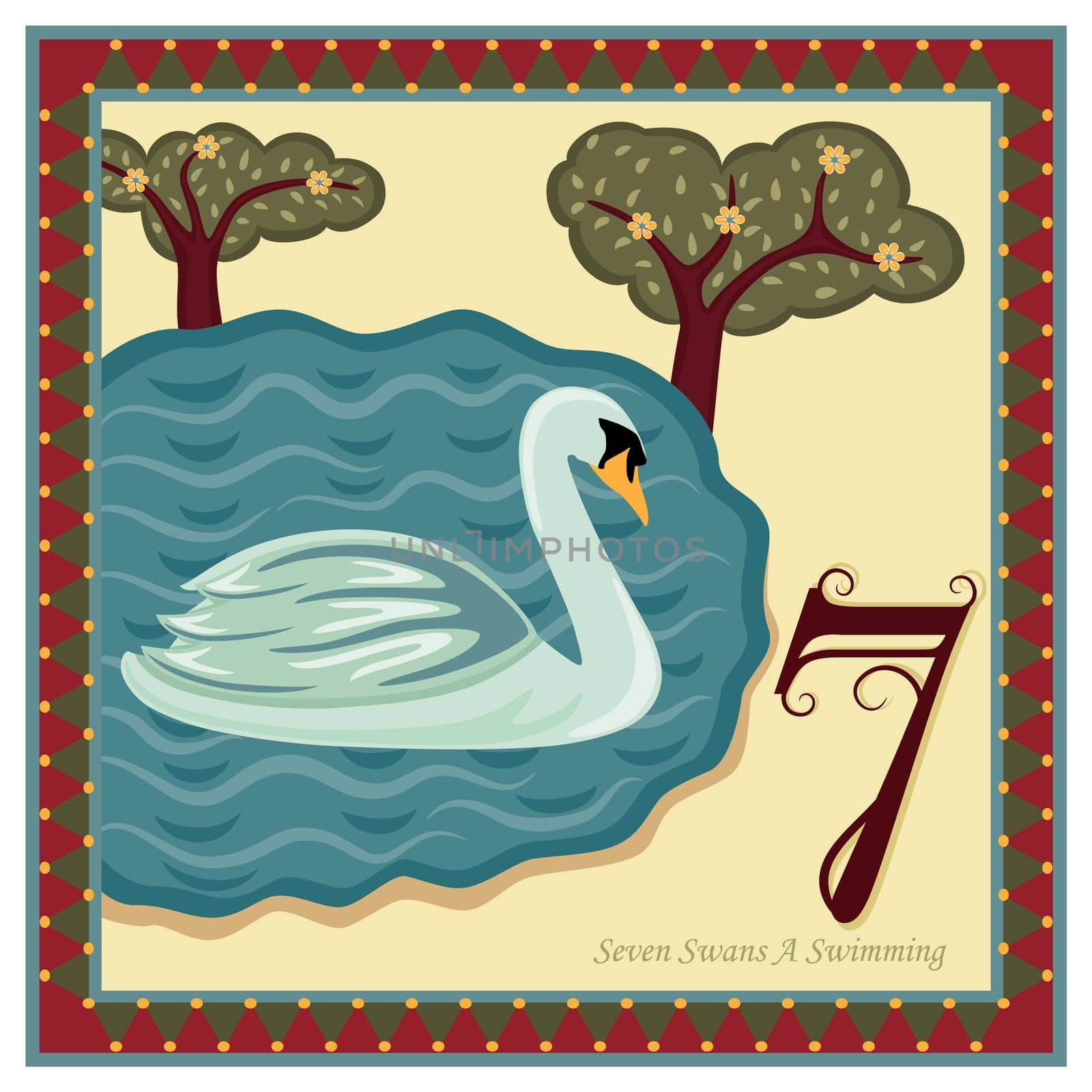 The 12 Days of Christmas - 7th Day - Seven Swans A Swimming