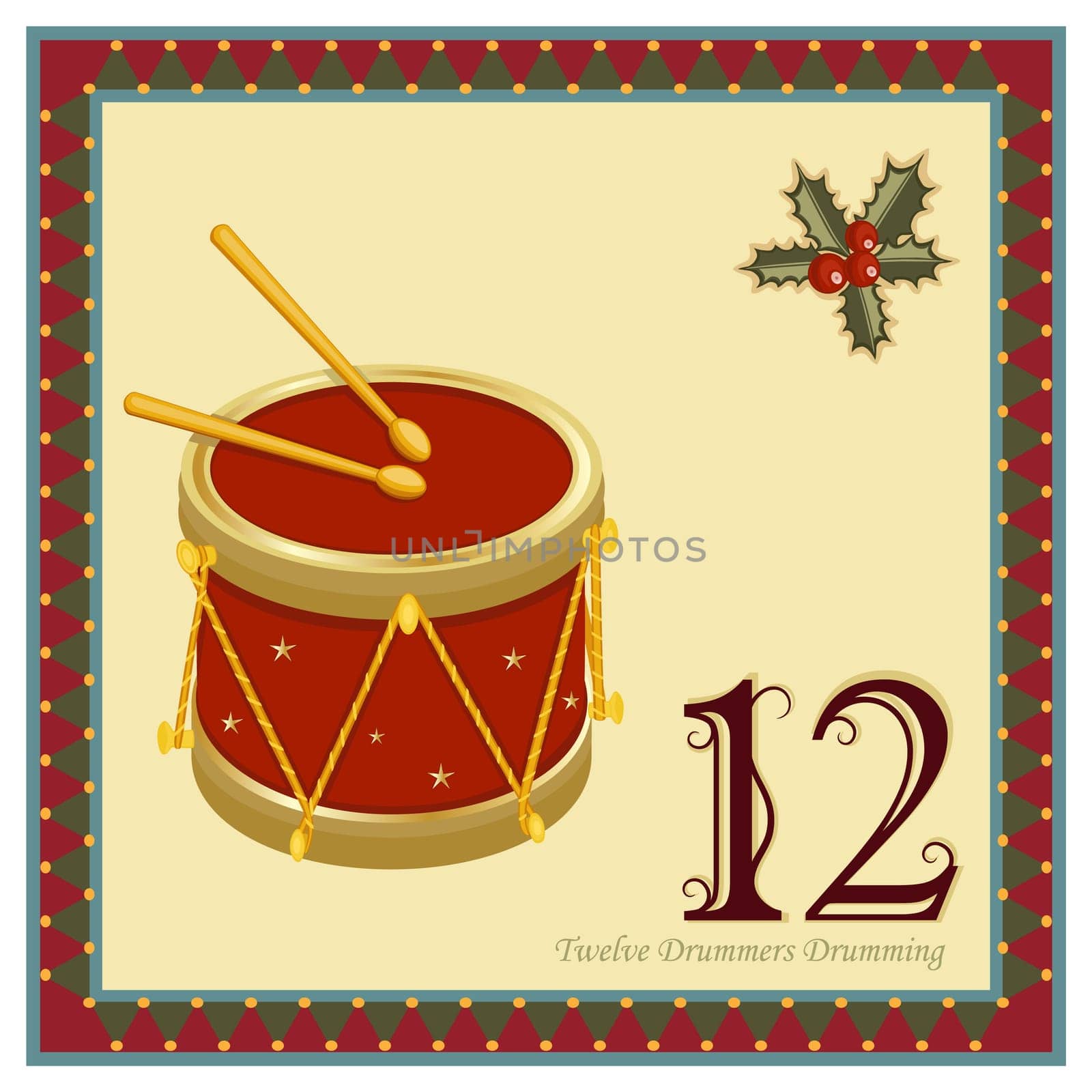 The 12 Days of Christmas - 12-th Day - Twelve Drummers Drumming