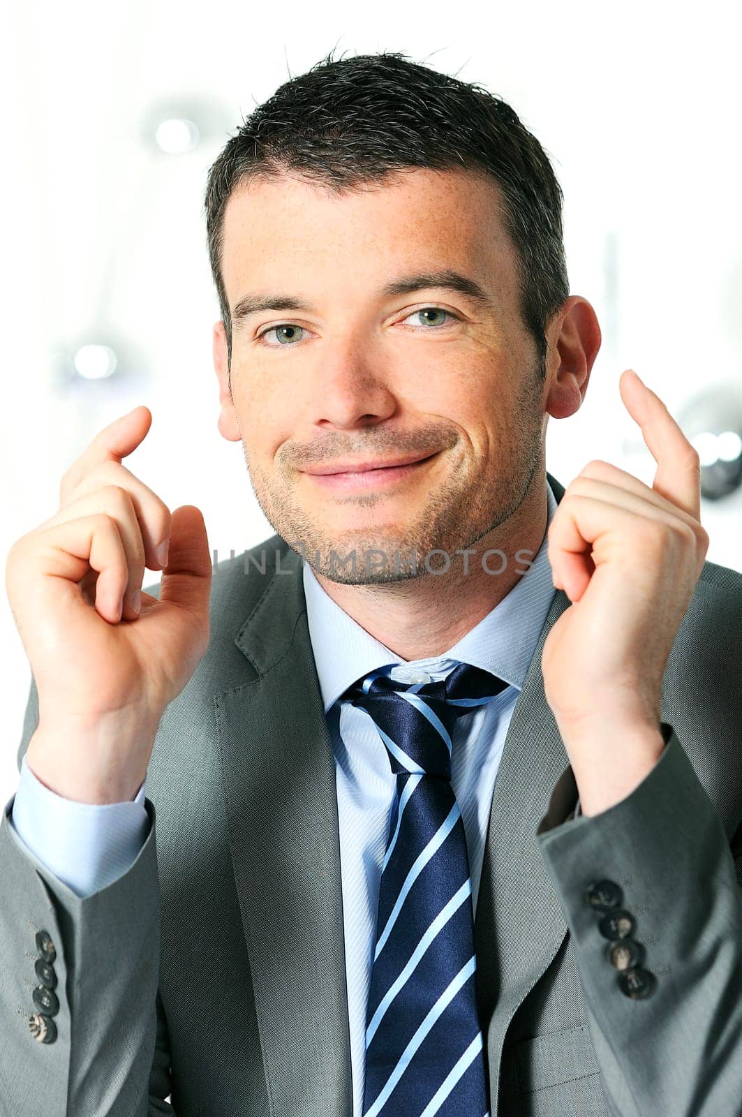 An attractive business man with succes