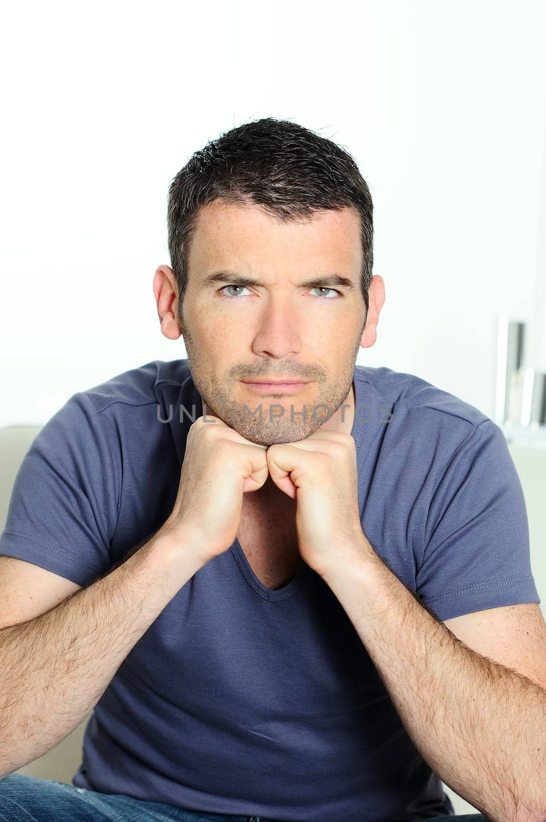 natural and relaxed looking young man