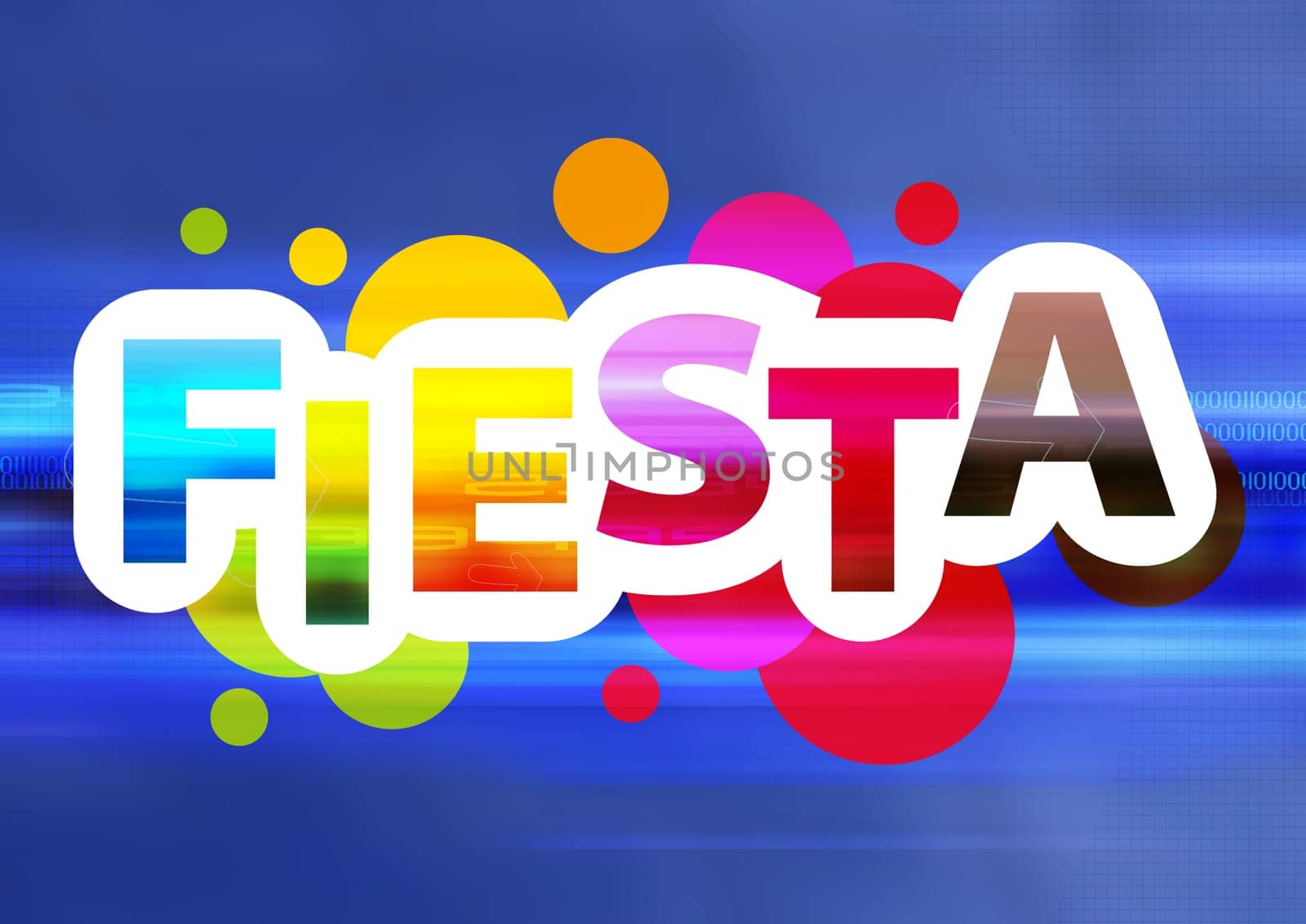 fiesta background illustration