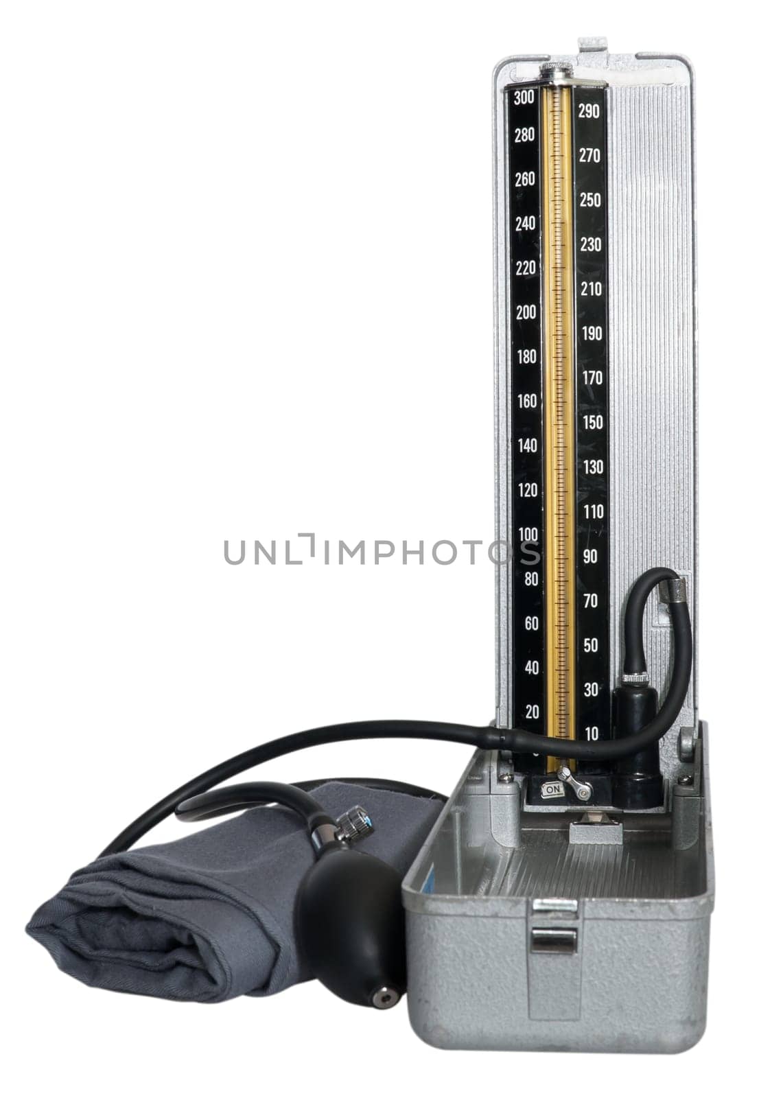Retro Tonometer Isolated on White - With Clipping Path