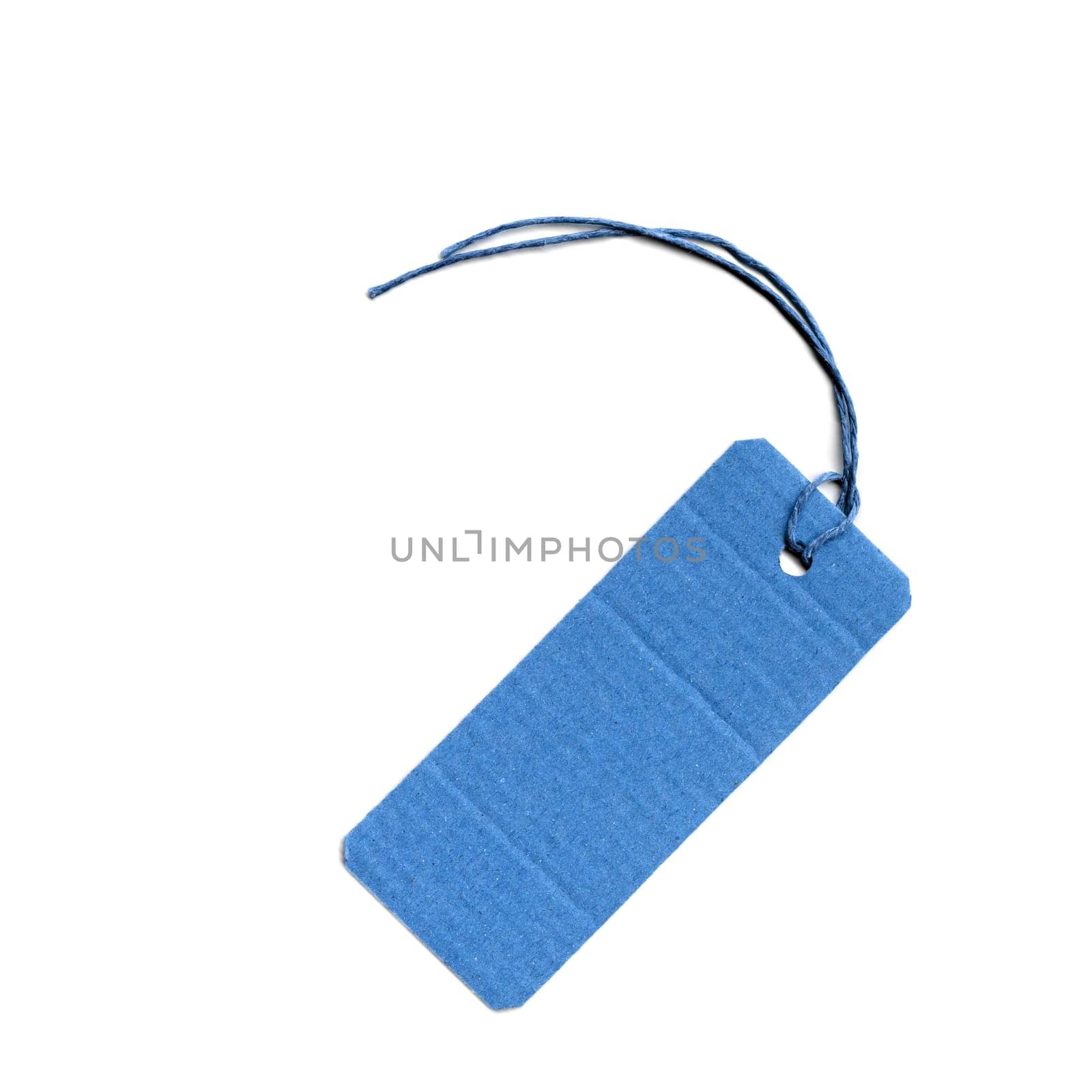 Price tag or address label with string