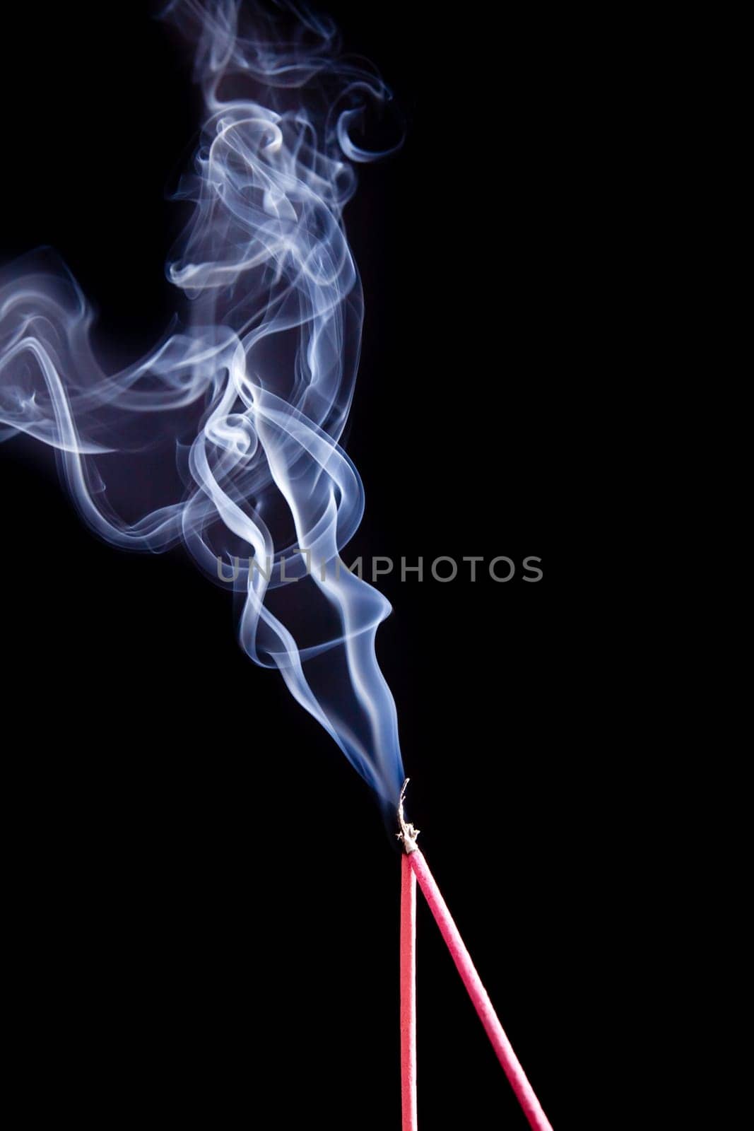 Smoke Meditation. Joss stick