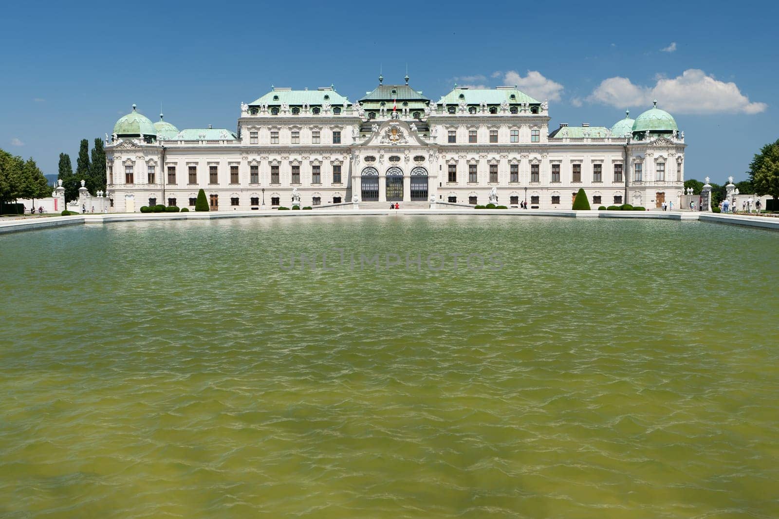 Belvedere Palace,historic building and landmark of Vienna