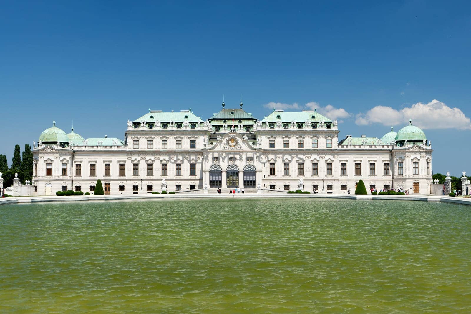 Belvedere Palace,historic building and landmark of Vienna