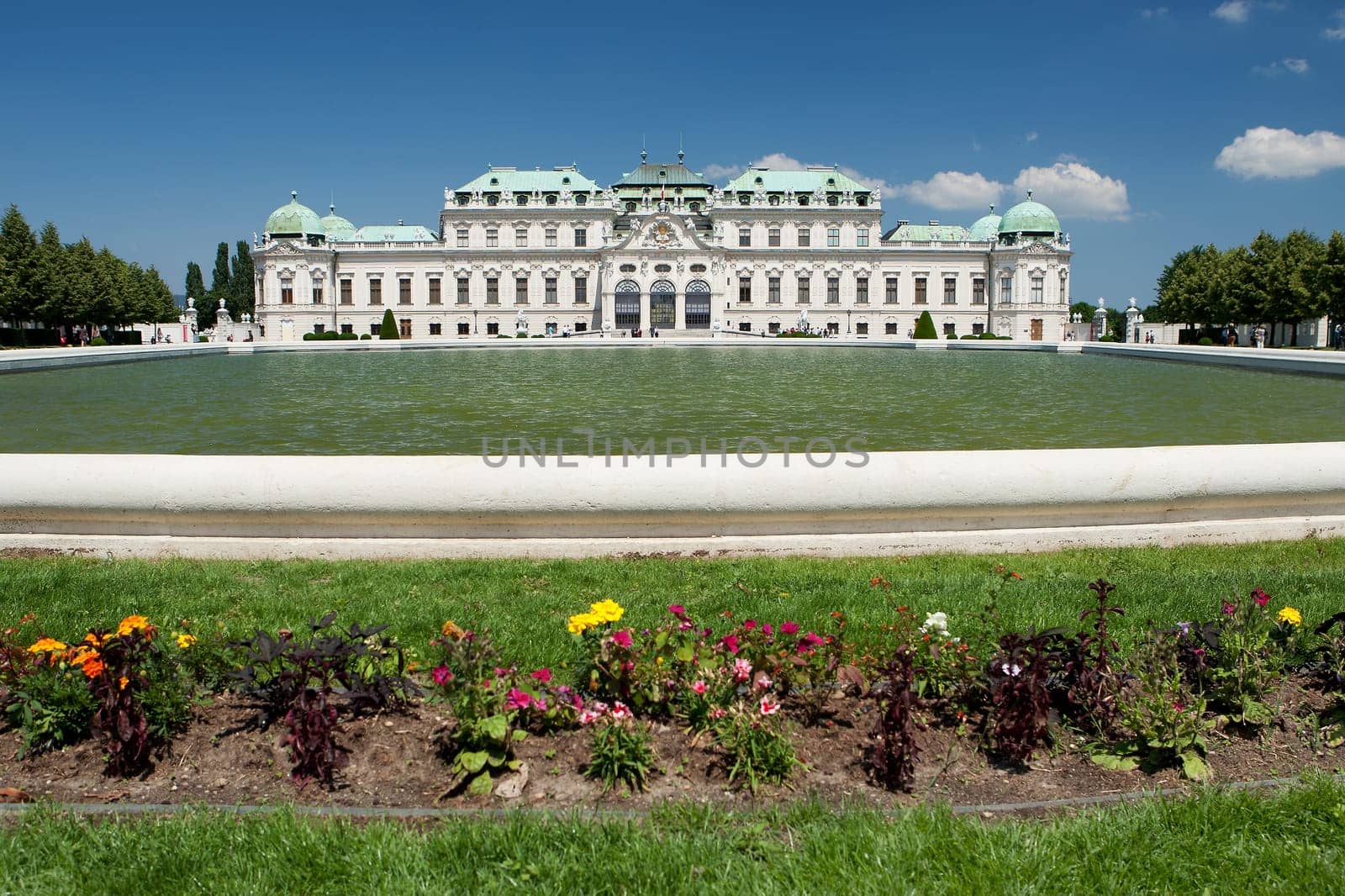 Belvedere Palace,historic building and landmark of Vienna