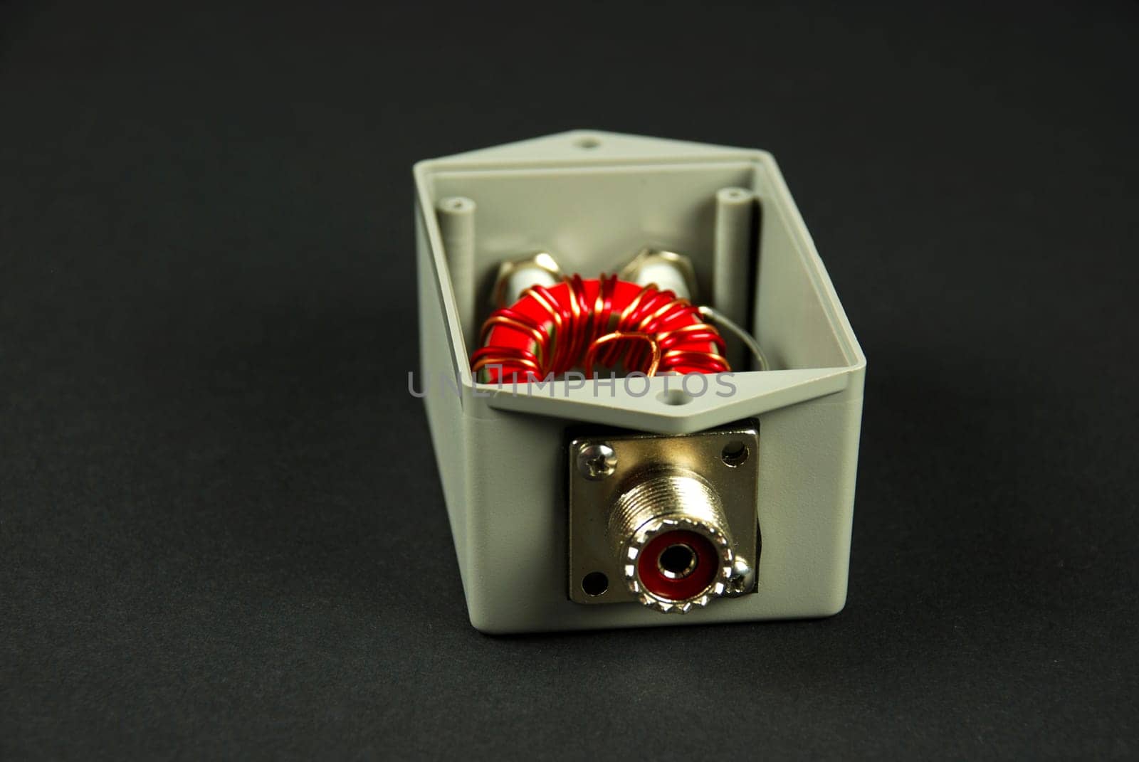 picture of a network device with connectors