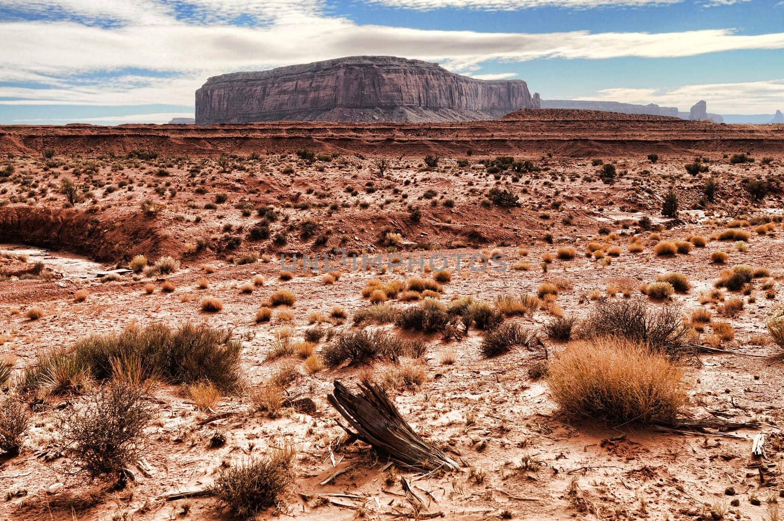 Monument Valley on the Navajo indian reservation northern Arizona