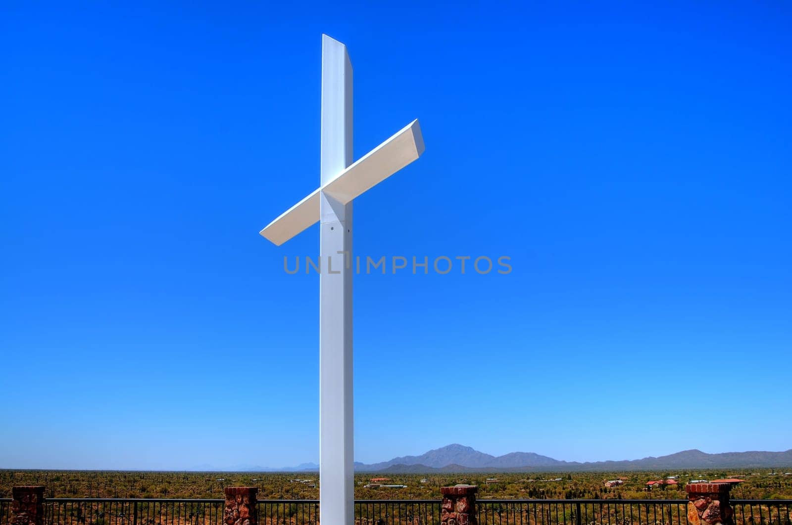 Cross of the Greek Orthodox Monastery St Anthony In Arizona