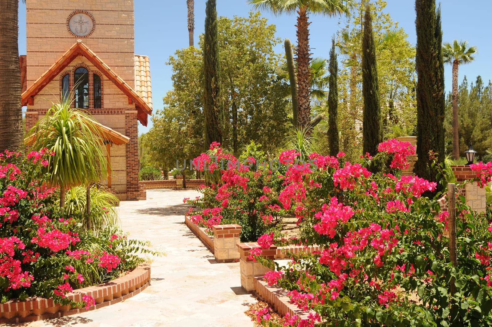 Greek Orthodox church at St. Anthony&#039 s Monastery in Arizona USA