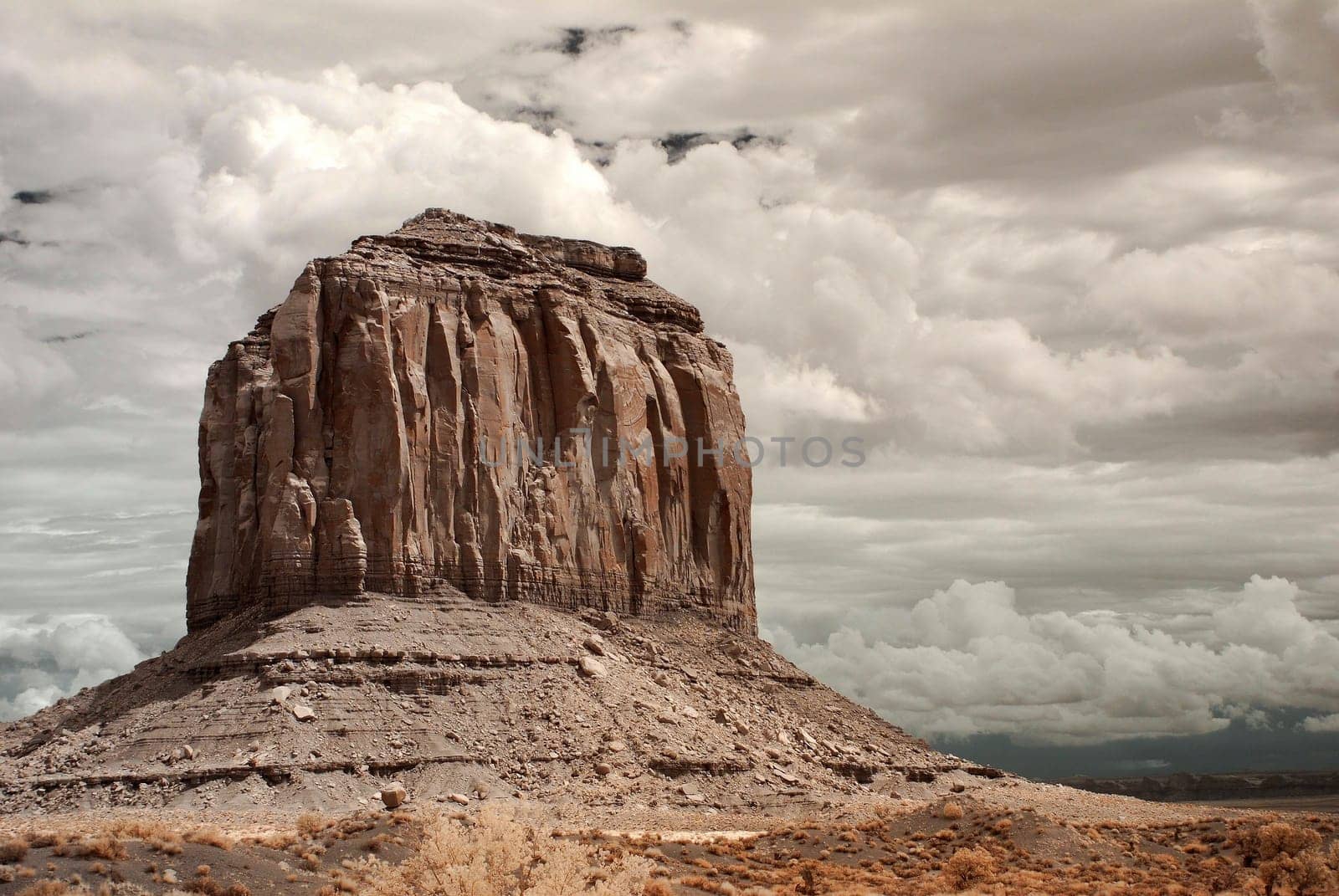Stormy weather over Monument Valley in Arizona