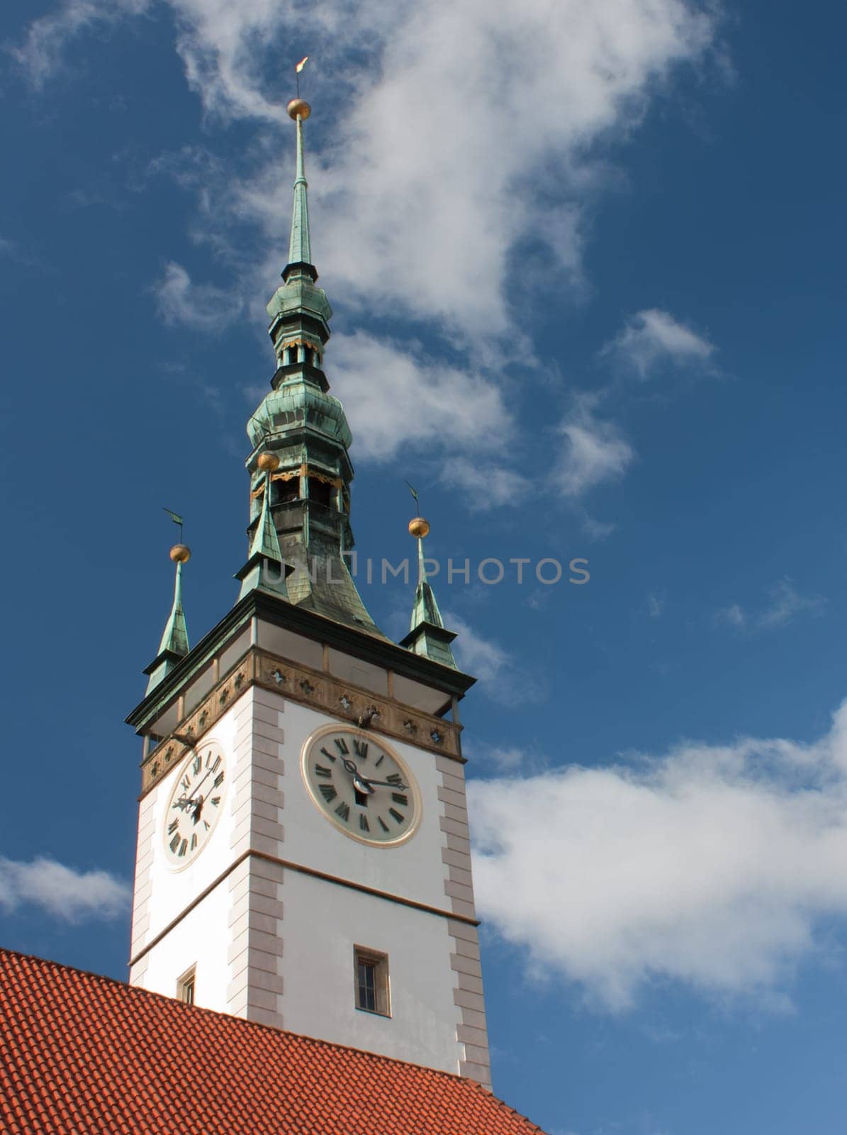 Beffroi de la mairie d&#039 Olomouc - Republique Tcheque