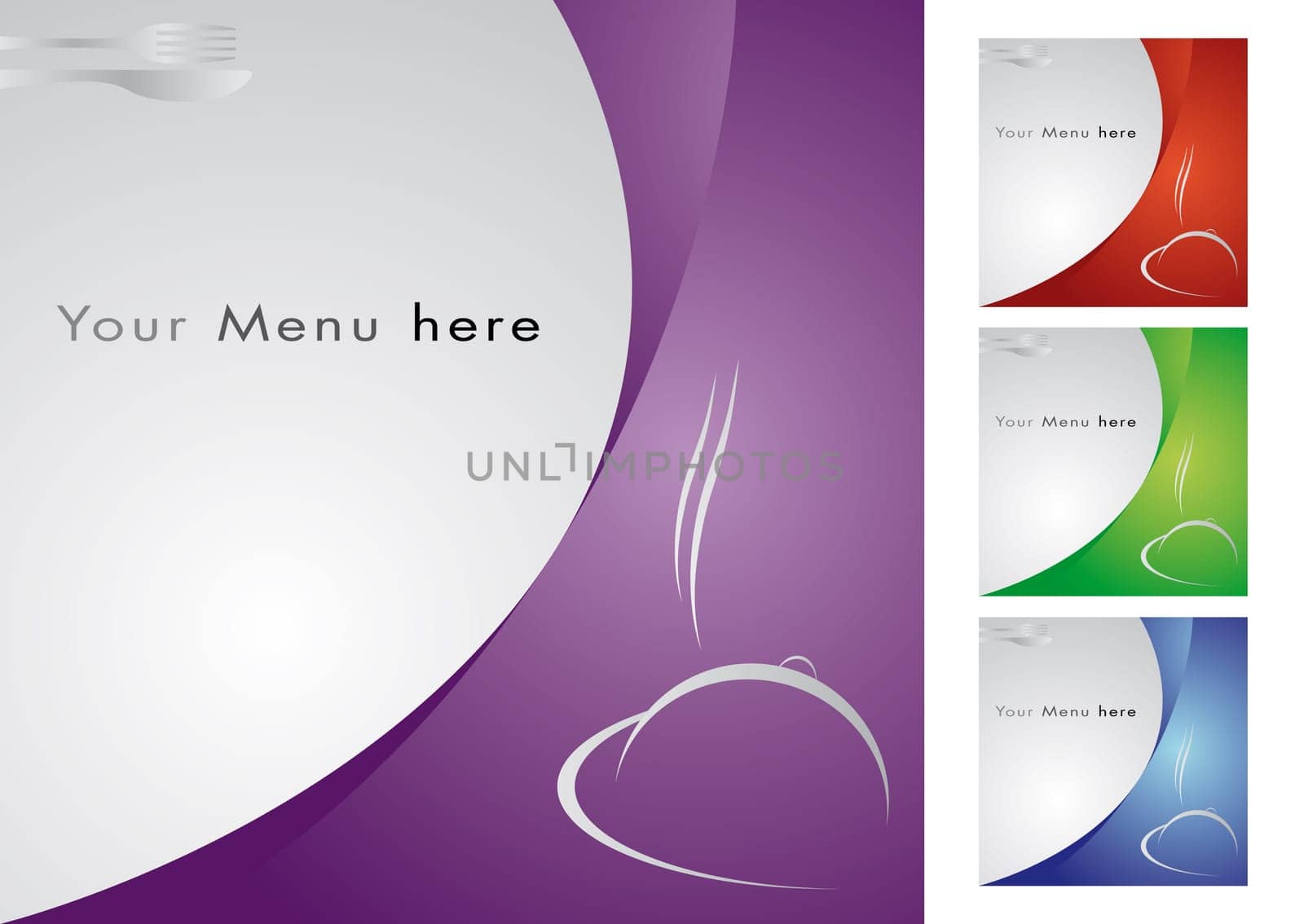 menu gastrnomique - space for text