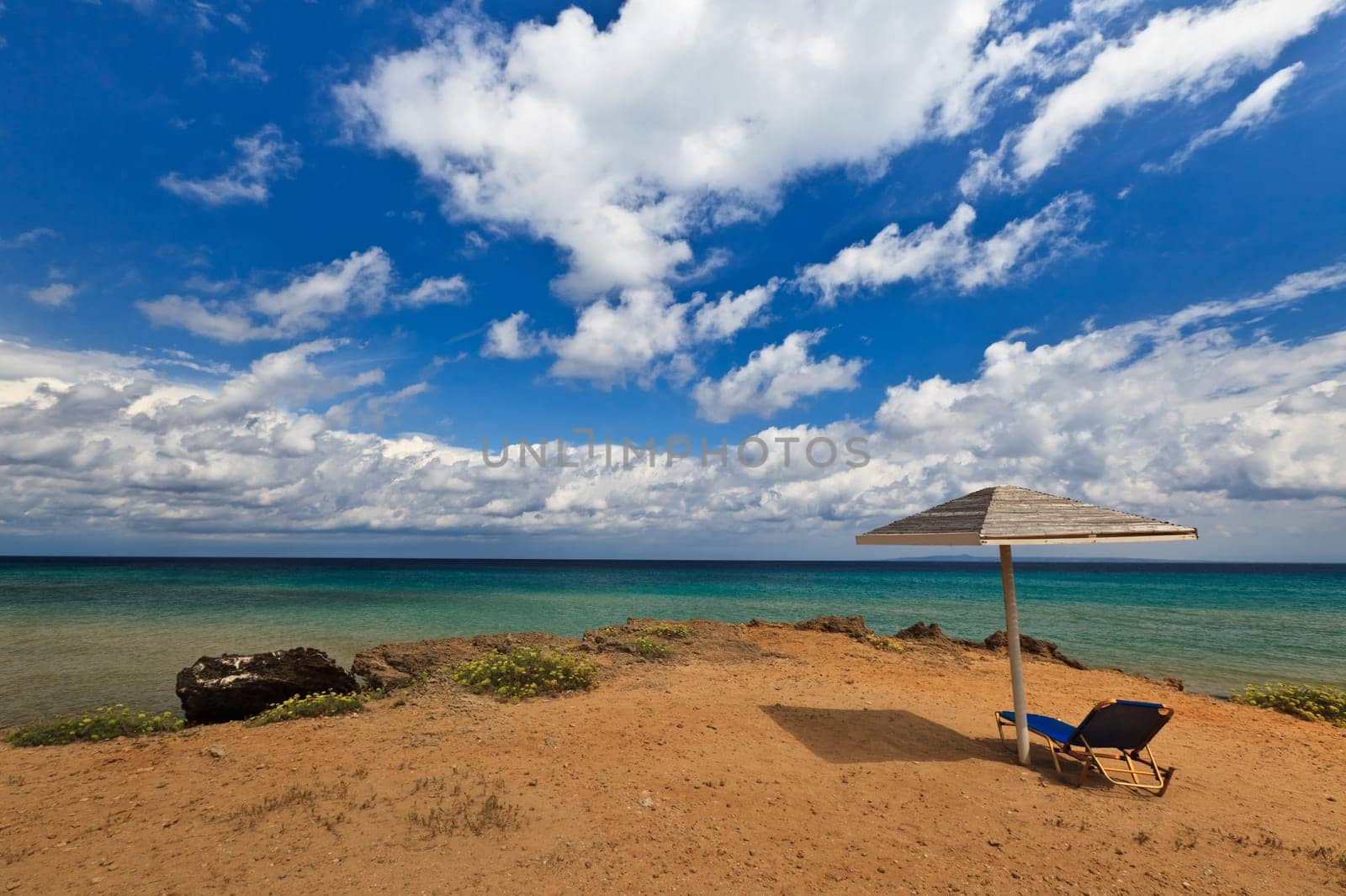 Vromi Porto beach in the island of Zakynthos, Greece