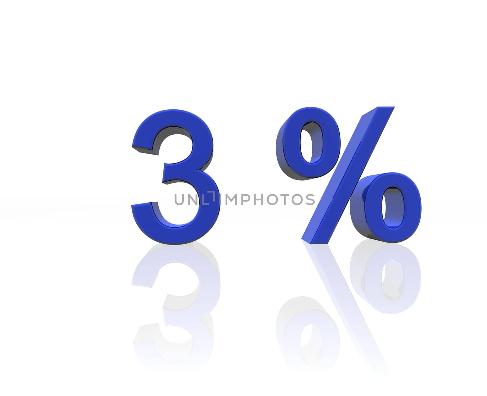 3 percent