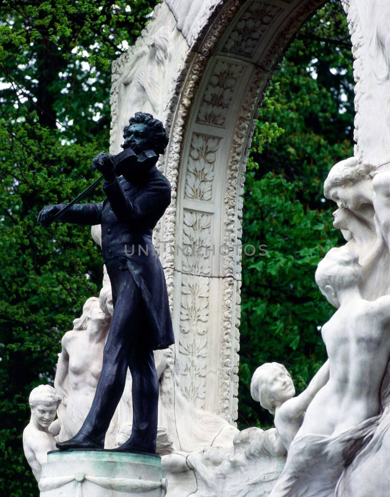 Statue of Johann Strauss in Vienna