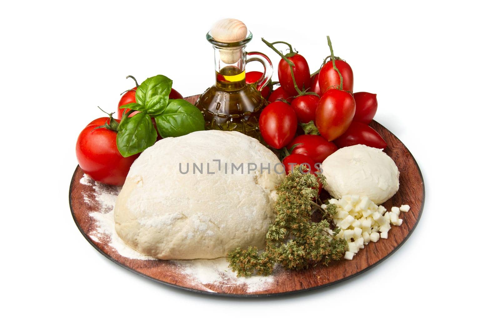ingredients for homemade pizza