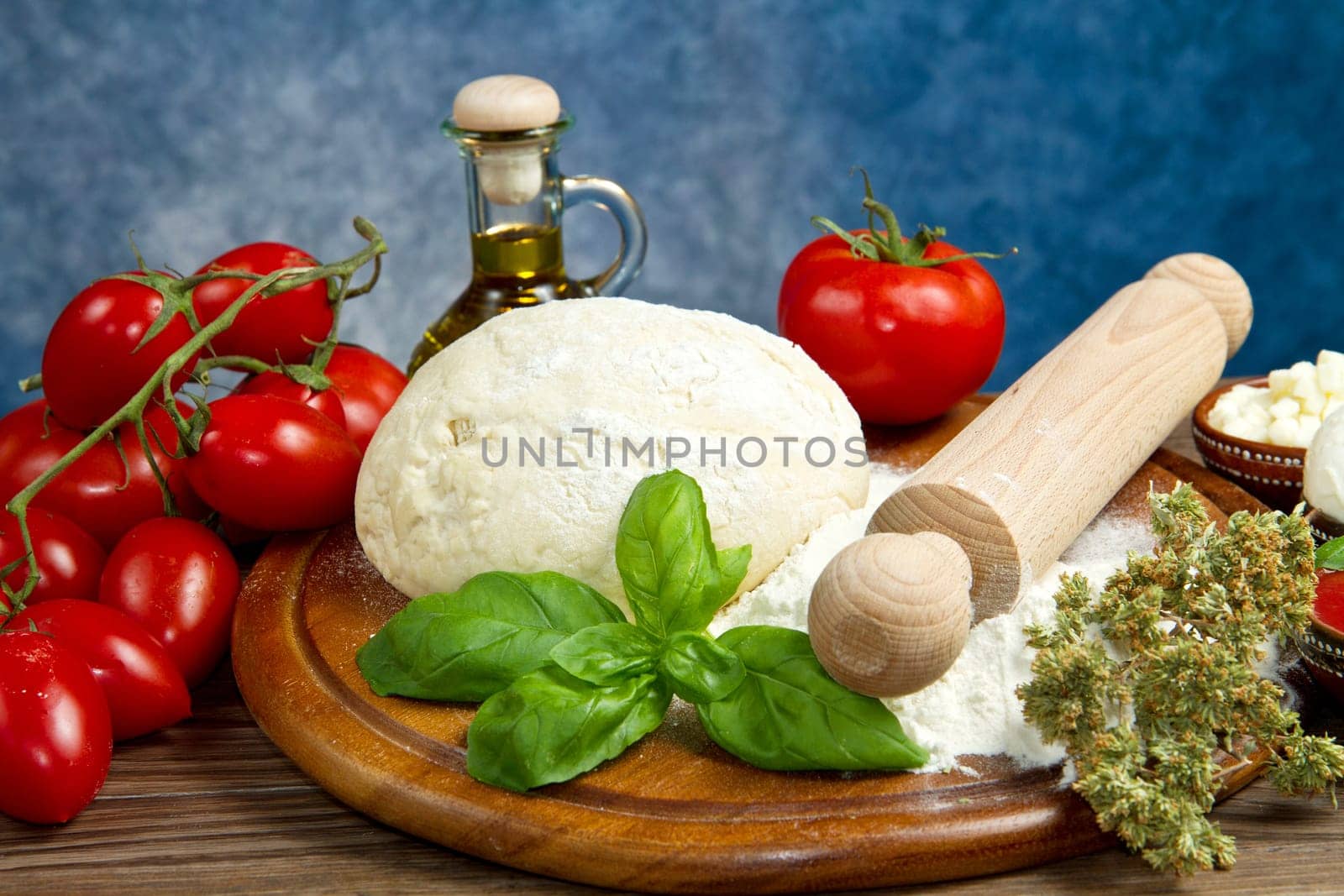 ingredients for homemade pizza