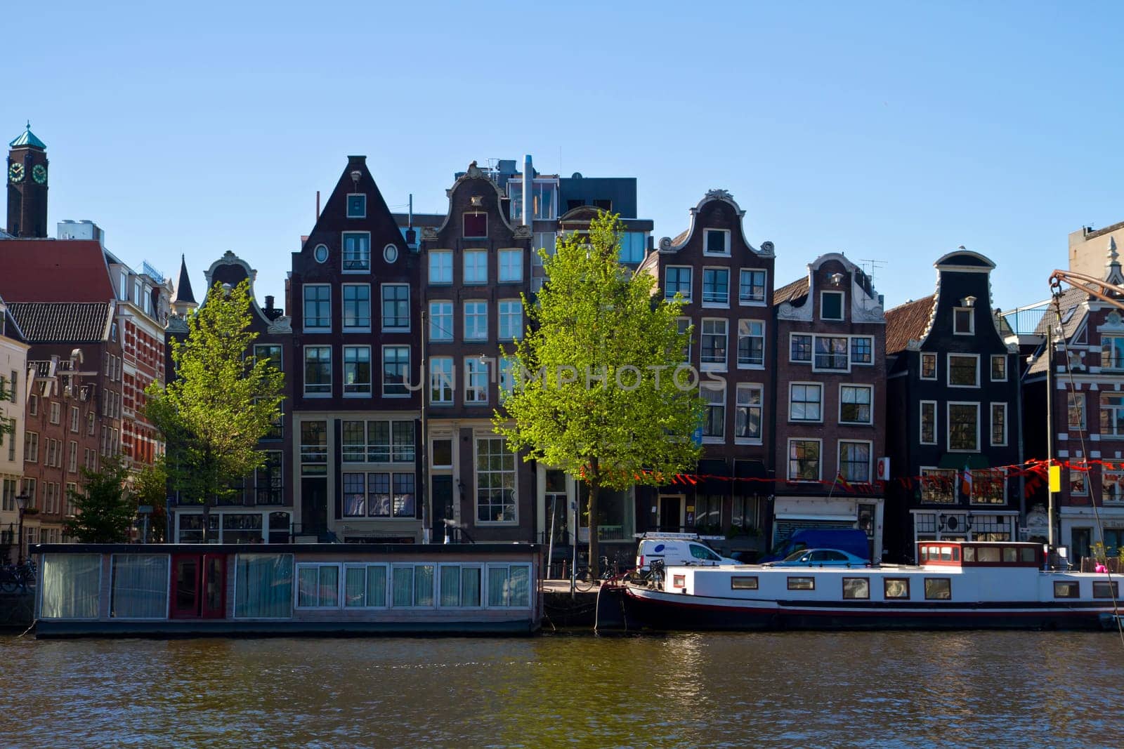 One of canals in Amsterdam