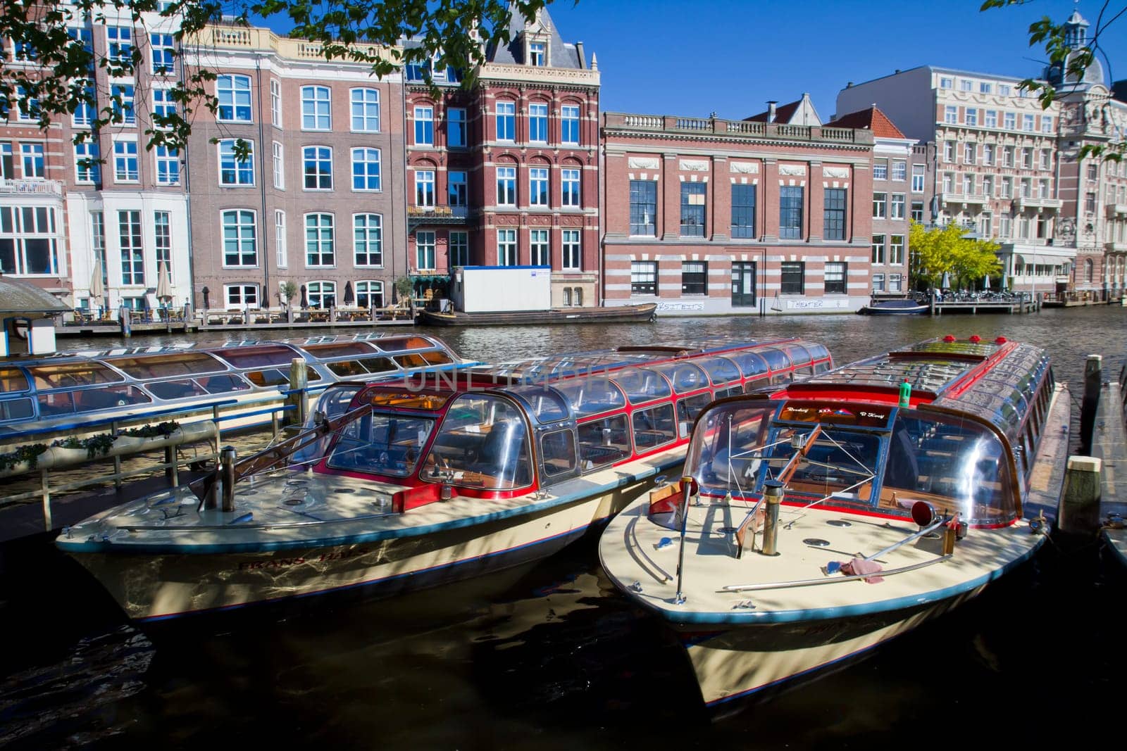 One of canals in Amsterdam