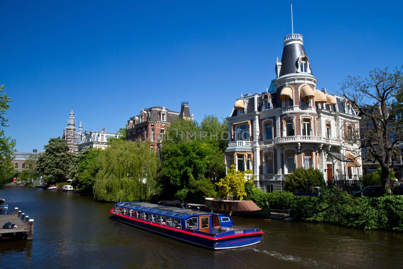 One of canals in Amsterdam