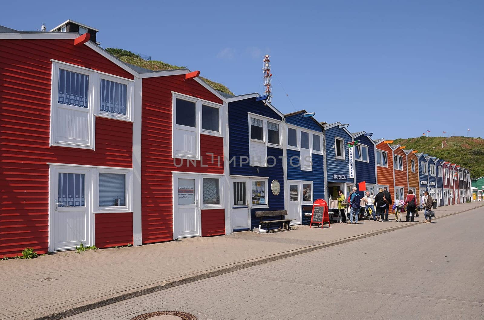 Lobster shacks on Heligoland