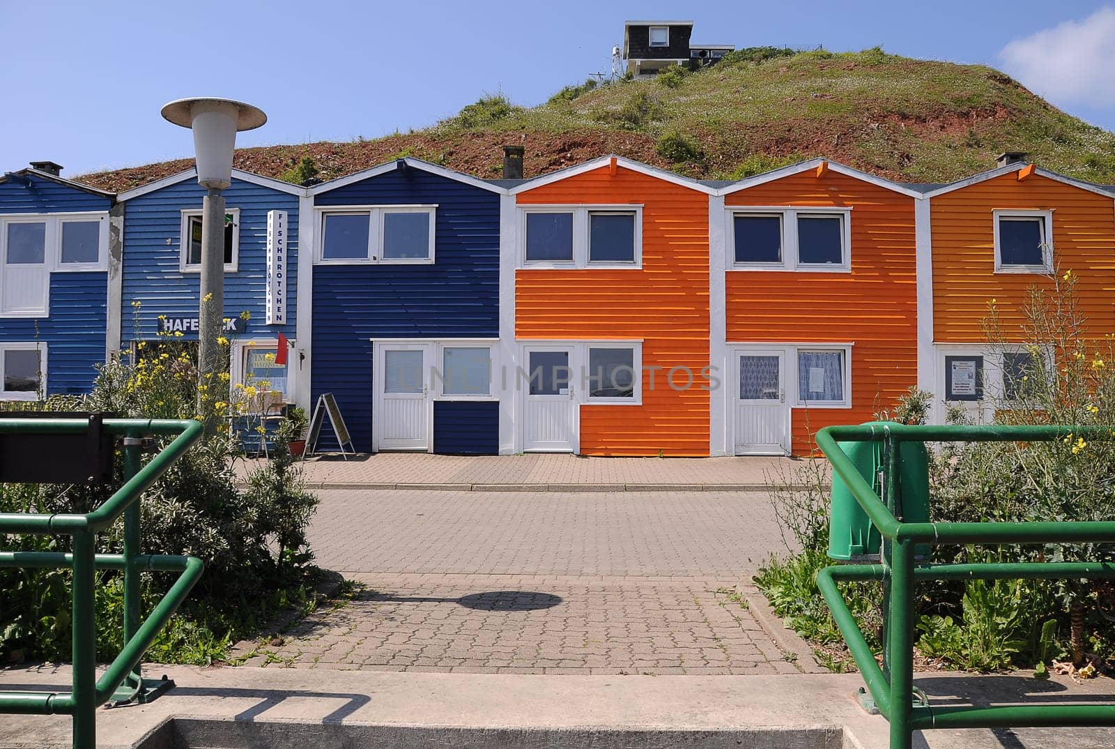 Lobster shacks on Heligoland