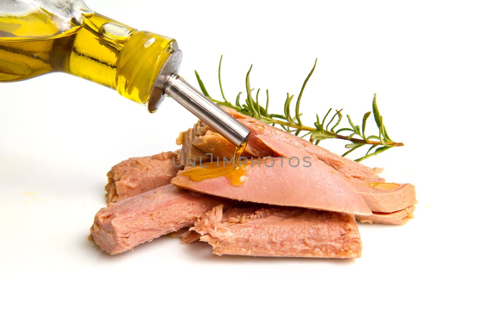 tuna fish isolated on white background