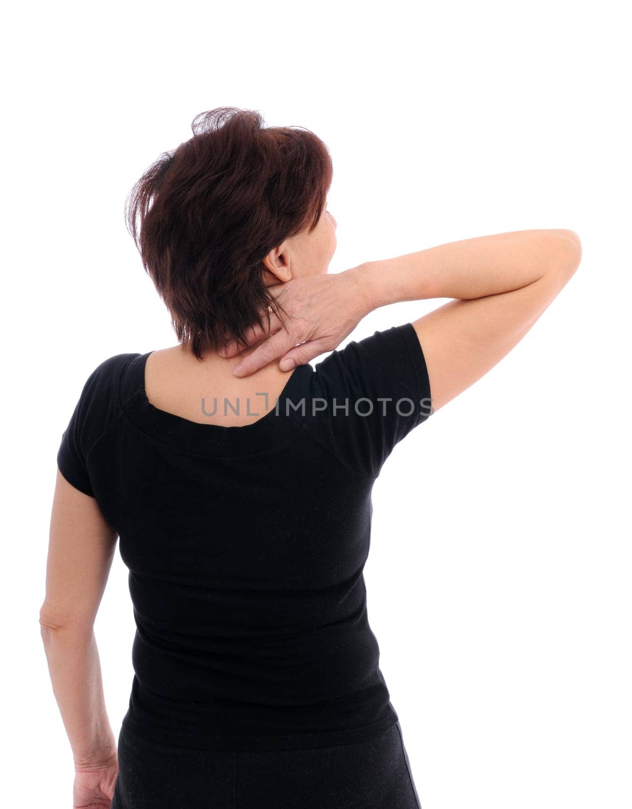 Senior woman with back pain
