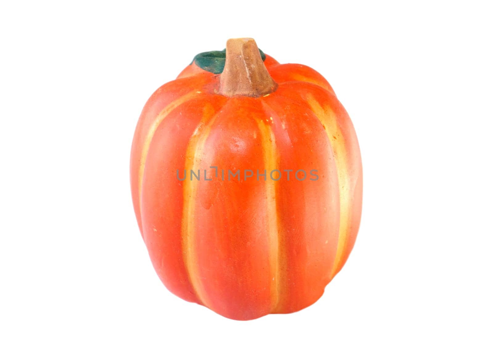 Orange pumpkin isolated on a white background
