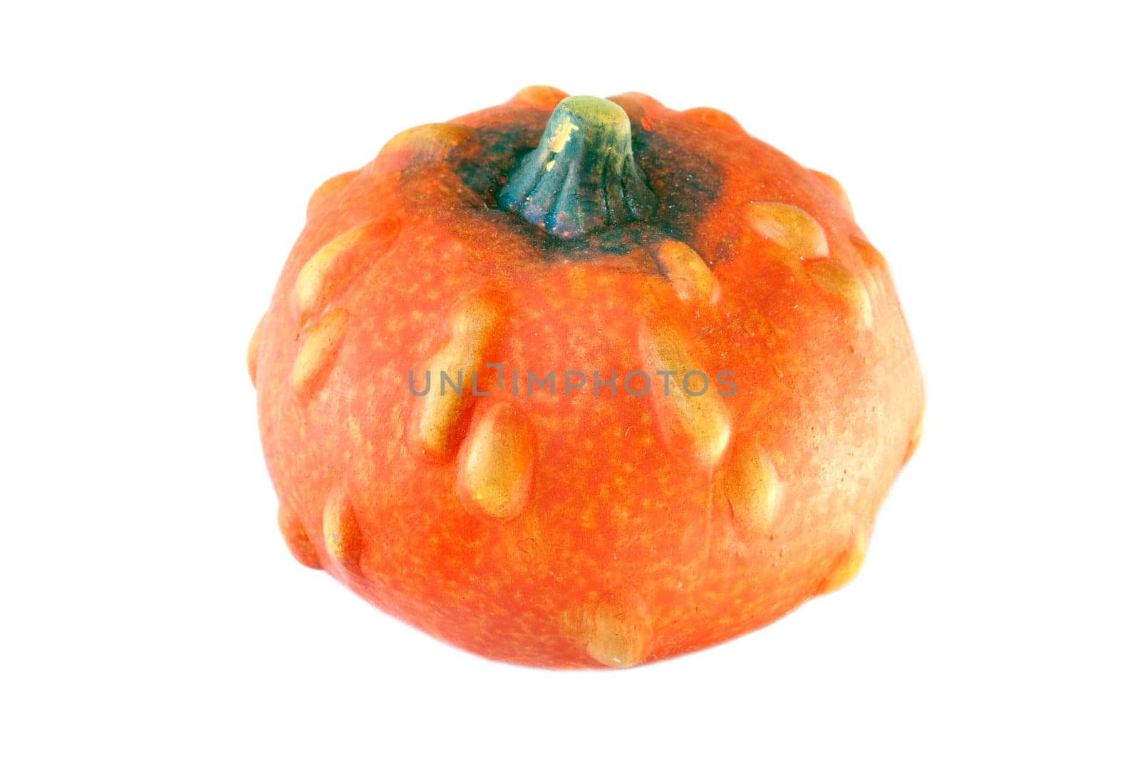 Orange pumpkin isolated on a white background