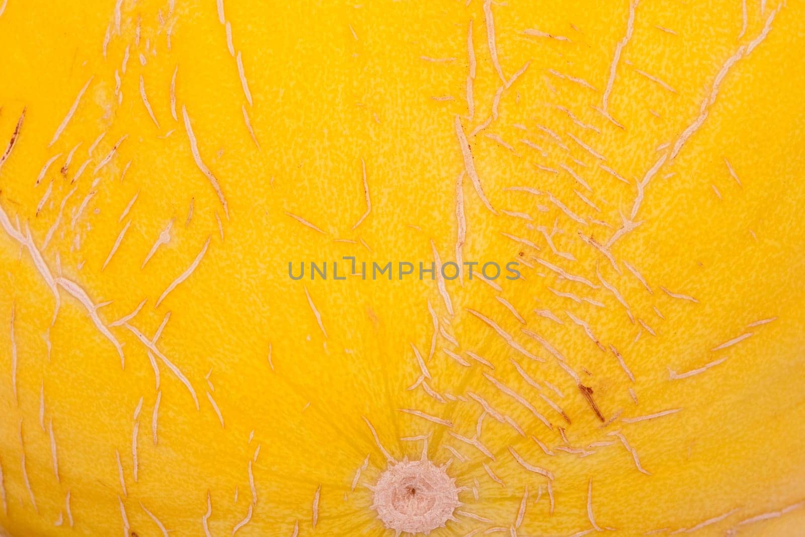 Yellow melon isolated over white background