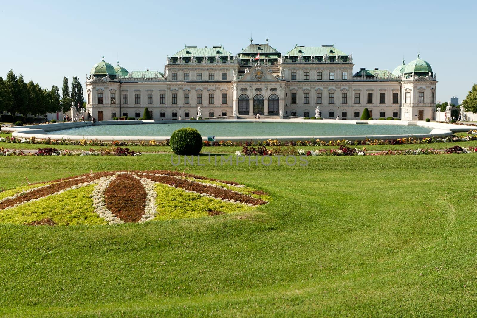 Belvedere Palace,historic building and landmark of Vienna