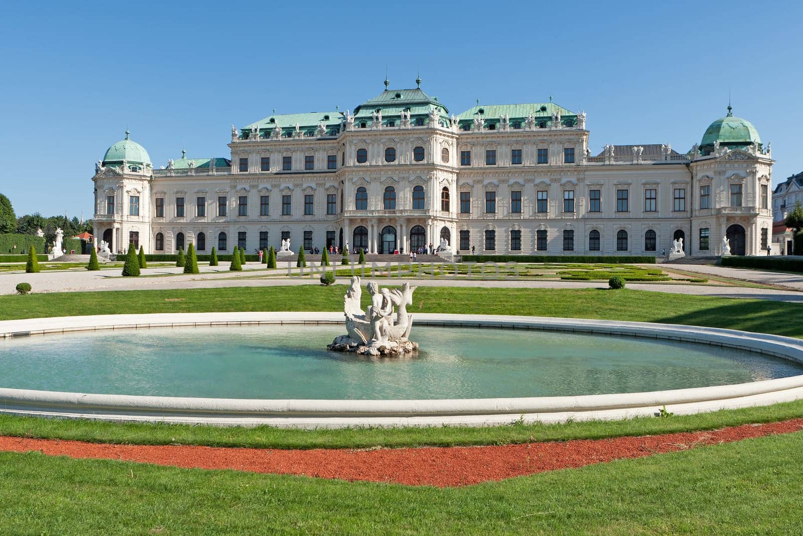 Belvedere Palace,historic building and landmark of Vienna