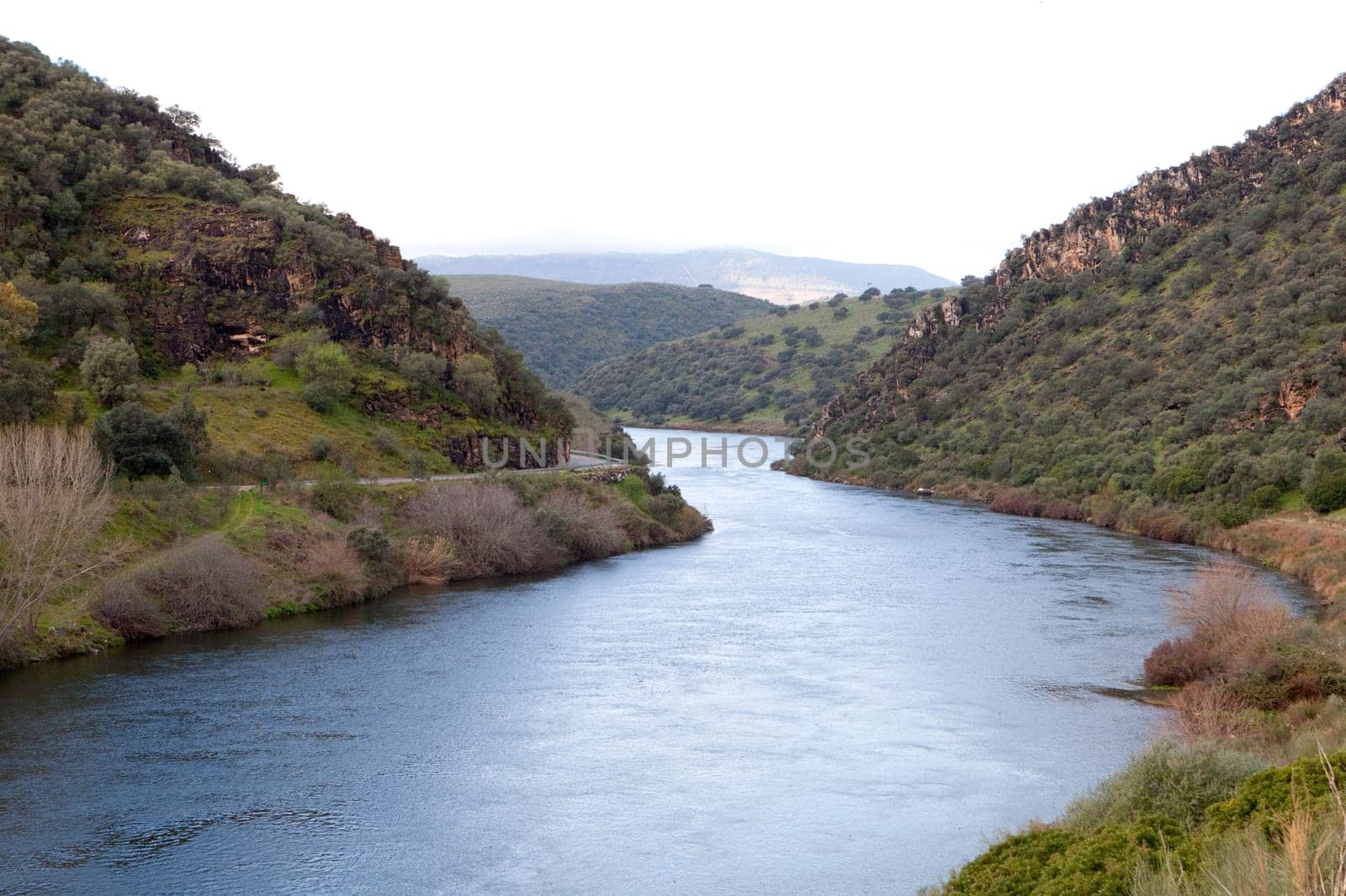 Nice view of the river on a cloudy day