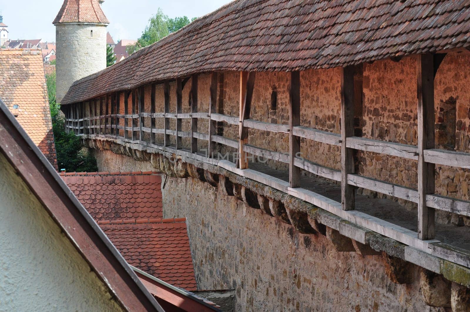 Rothenburg ob der Tauber city wall