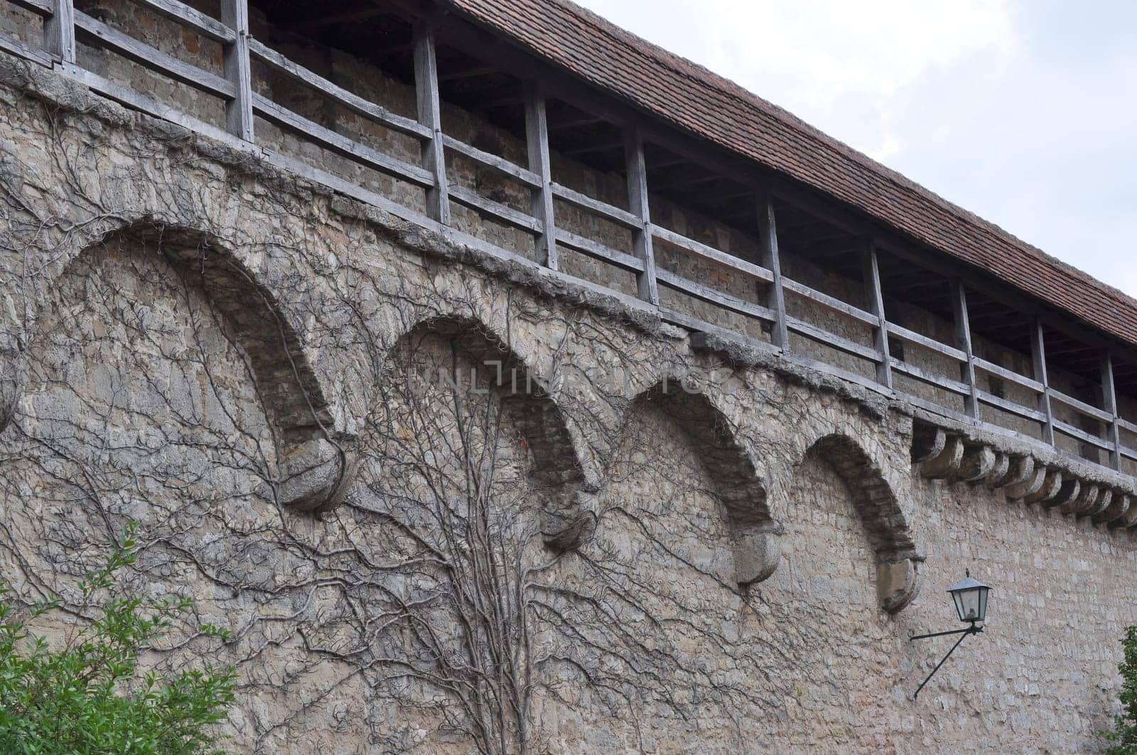 Rothenburg ob der Tauber city wall