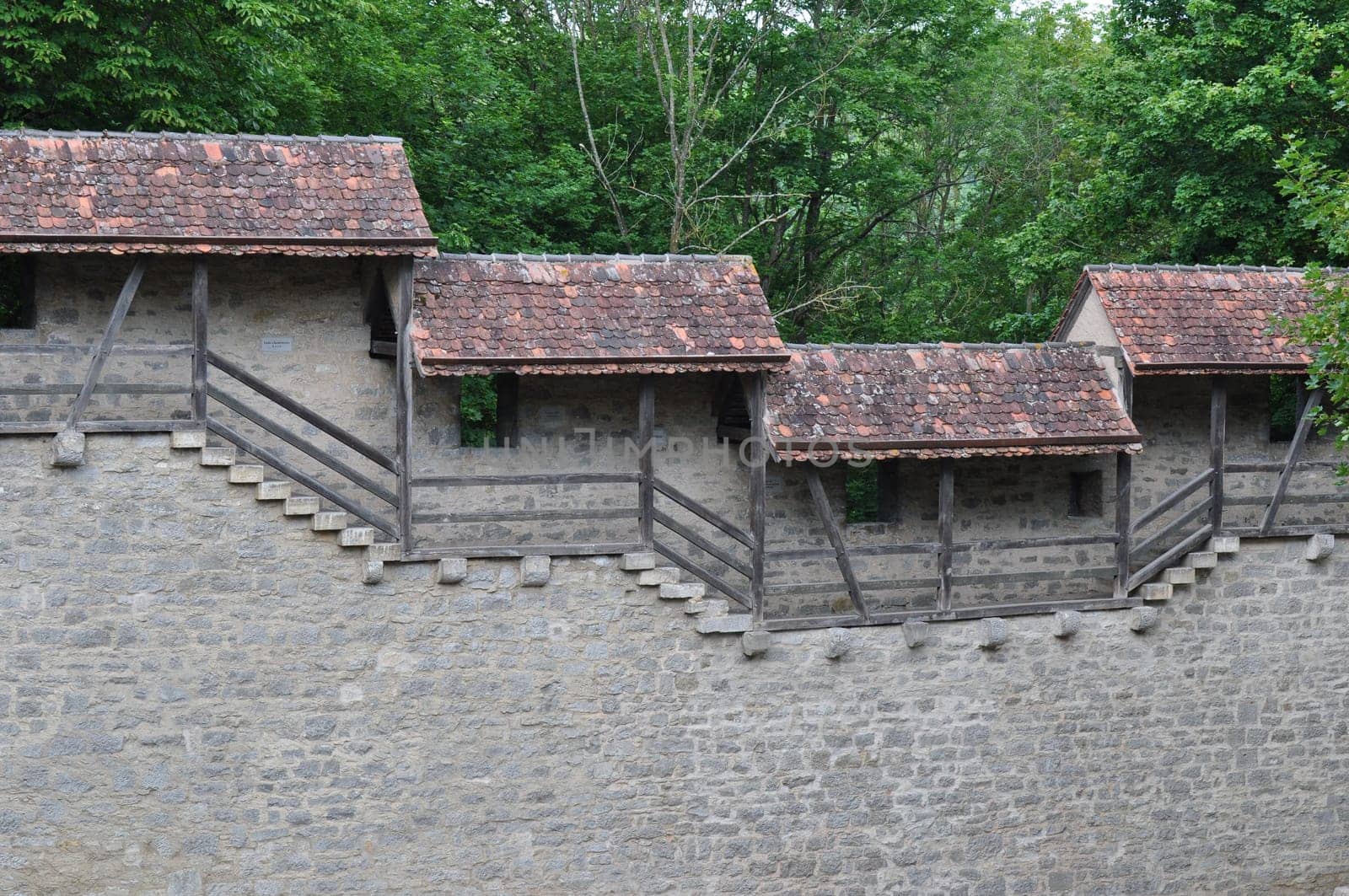 Rothenburg ob der Tauber city wall