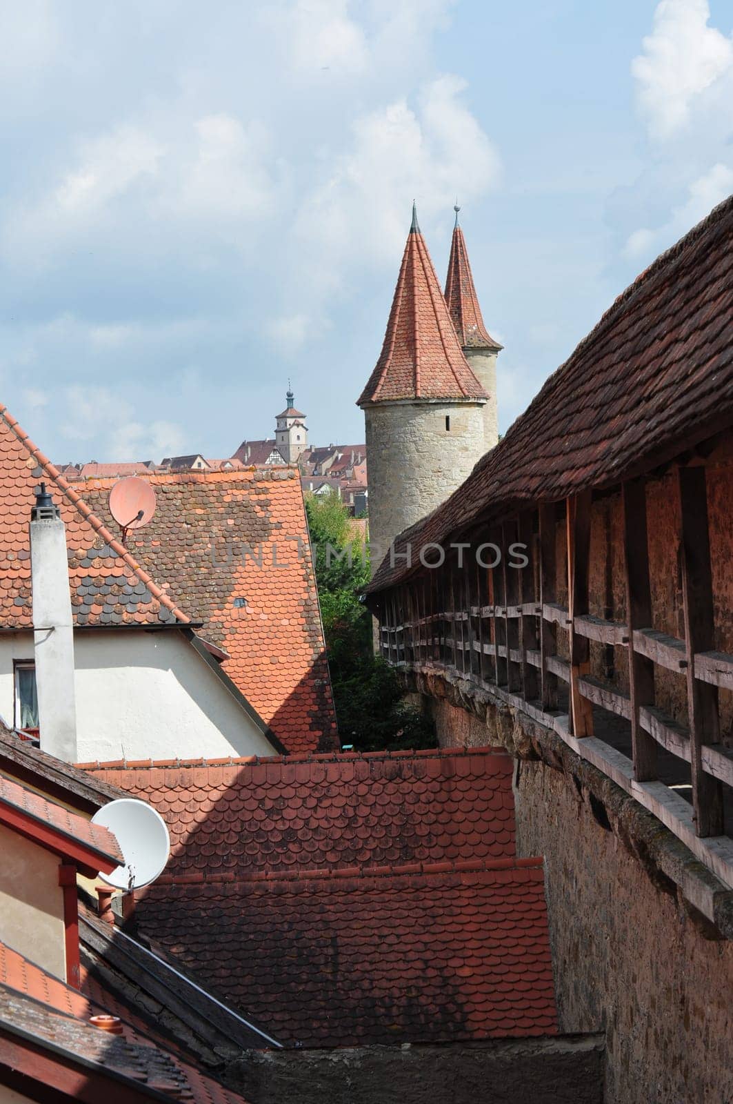 Rothenburg ob der Tauber city wall